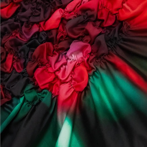 Dries Van Noten Ruched Printed Cotton-Poplin Midi Dress - Picture 5 of 15